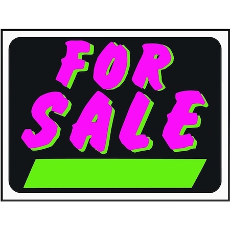 Hy-Ko Hy-Glo Series Identification Sign, For Sale, Fluorescent Orange Legend, Plastic 3041