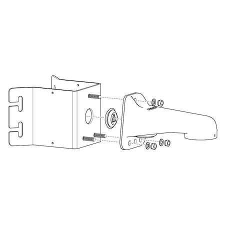 Pelco Optera Corner Mount for Camera IMM-CM