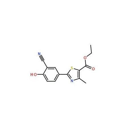 Ak Scientific Ethyl 2-(3-cyano-4-hydroxyphenyl)-4-methyl-1, 3-thiazole-5-carboxylate (5g), CAS 161798-02-3 Y6622-5g