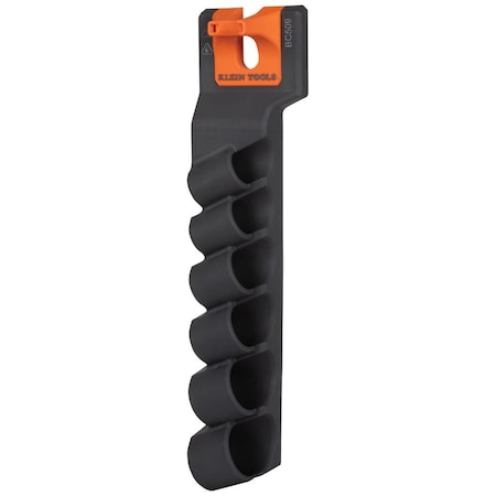 Klein Tools SocketStorage, Gray, Orange, Plastic, 1PK BC509S