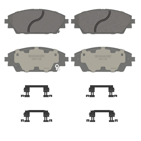 Wagner Brake OEX Front Disc Brake Pad Set Premium Ceramic,  OEX1728