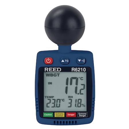 Reed Instruments Heat Stress Meter, Plastic Housing, Blue R6210