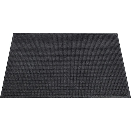 Genuine Joe Ecoguard Indoor Wiper Floor Mats, Charcoal Gray, 24 in W x 36 in L GJO58935