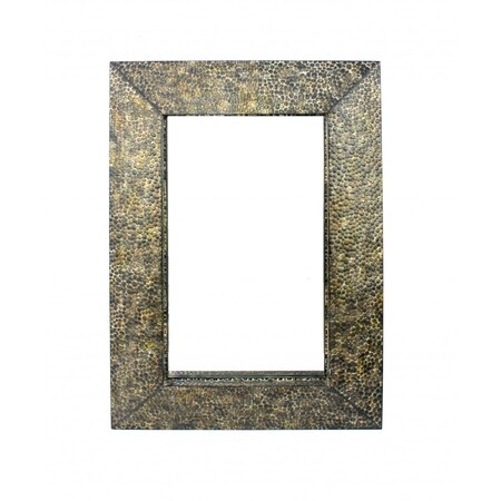 Homeroots Bronze Rectangle Accent Metal Mirror 274511