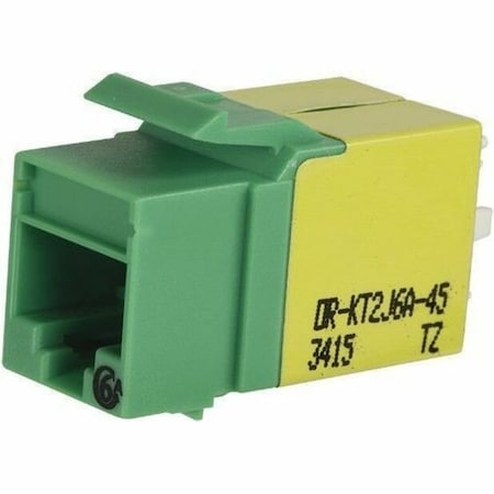 Ortronics 1 PORT KEYSTONE JACK CAT 6A KT2J6A-45