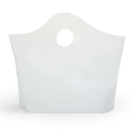 Nashville Wraps Clear Frosted Wave Plastic Bags, Medium 18x15x6, 2.25 mil, 250PK S29FR