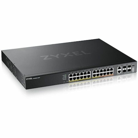 Zyxel 24-Port Gigabit POE 400W L2 Managed + 4 SFP+ 10G + 2 RJ45 10G 30 Total Ports + 1Y Nebula Pro XGS2220-30HP