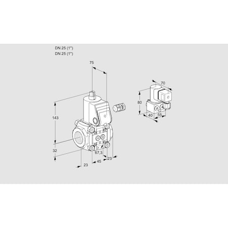 Honeywell Kromschroder VAS125R/NW KS88012013