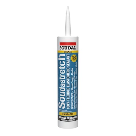 Soudal Usa Soudastretch Interior / Exterior Elastomeric Latex Sealant 10.1 oz. Bronze, 432PK 146906