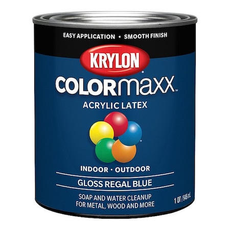 Krylon Interior and Exterior Paint, 1 qt, Gloss K05646007