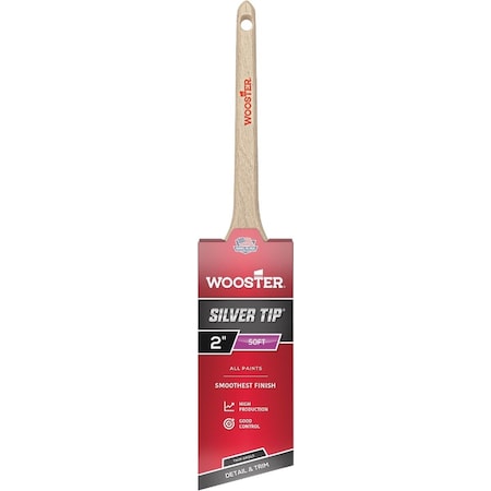 Wooster SILVER TIP 2'' Thin Angle Sash Paint Brush 5224-2