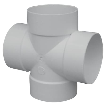 Ipex SDR35 Sewer and Drain 4'' Solvent Weld PVC Cross 414450BC