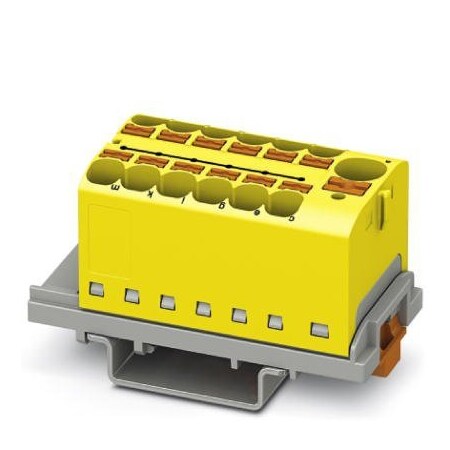 Phoenix Contact PTFIX 10/12X4-NS35 YE Distribution 3273620