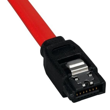 Sanoxy 0.5m 7-pin 180-Degree Serial ATA Device Cable with Latch SNX-CBL-LDR-SA107-71HM