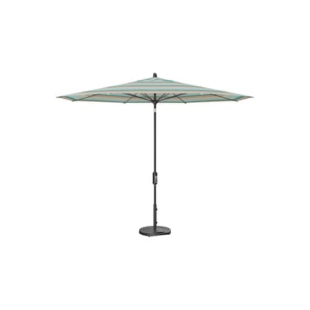Treasure Garden 11 ft Patio Umbella, aluminum, fiberglass ribs, outdoor, Gateway Mist Stripe UM841-09 58039 Gateway Mist Stripe