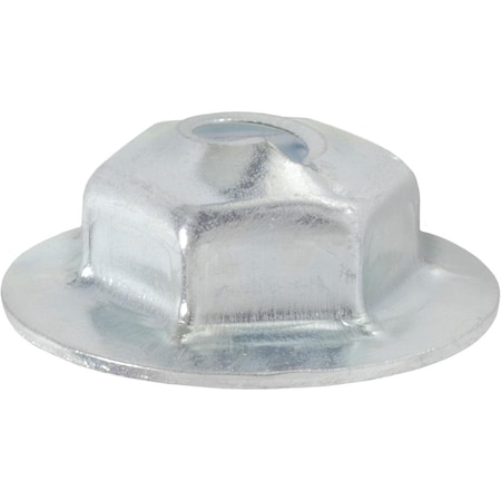 Auveco Washer Lock Nut #10-24 Diameter 5/8in - Zinc, 100PK 24165