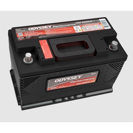 Odyssey 94R BCI Group Size 12 Volt 840 Cold Cranking Amps 1500 Pulse Hot Cranking Amps SAE Top Terminals ODP-AGM94R