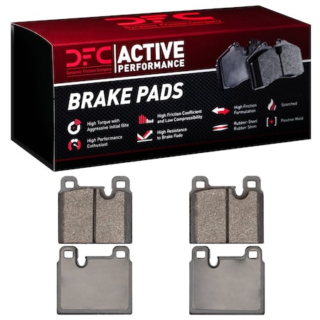 Dfc Active Performance, Disc Brake Pad Set, 1115-0287-00
