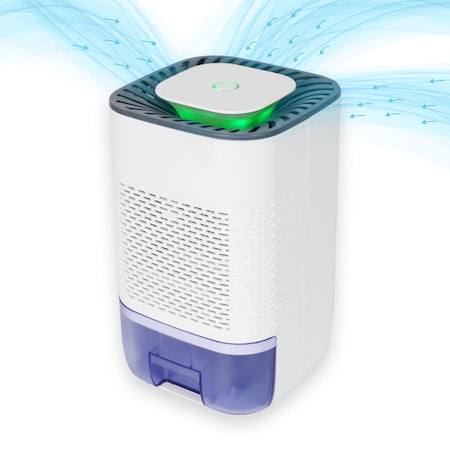 Techko Room Dehumidifier for Home, Basement, Closet, Bathroom  800mL Capacity DHF-3201