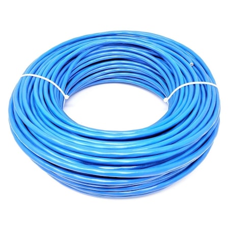 Hi-Tec 250 ft. CAT 6 Solid STP Outdoor 23AWG Bulk Ethernet Cable, Blue HI3033615