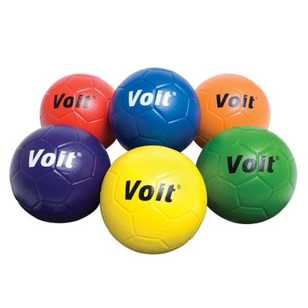 Voit Tuff Coated Foam Soccer Ball 5, Blue 1369585