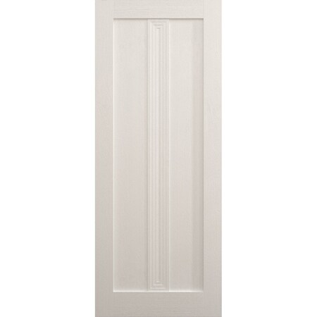 Sartodoors Slab Door Panel 24 x 80 inches, Ego 5006 Painted White Oak, Wood Veneer Doors, Pocket Closet Slid EGO5006S-PWO-24