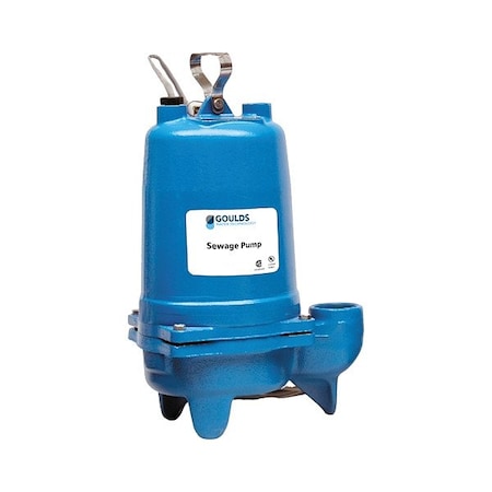 Goulds Water Technology SewageEjectorPump, 20ft, 0.5hp, 115VAC WS0511B