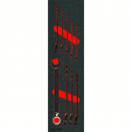 Proto Combination Wrench, Polyethylene, 6" L JSCV-9SKV