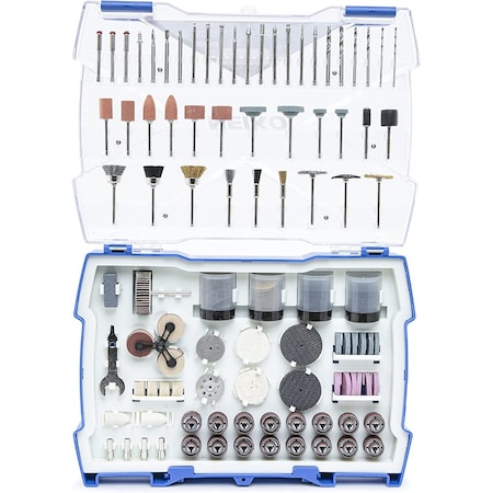 Neiko 381pcs, Universal 1/8'' Shank, Grinding, Rotary Tool Polishing Accessories Kit, Cordless 50492A