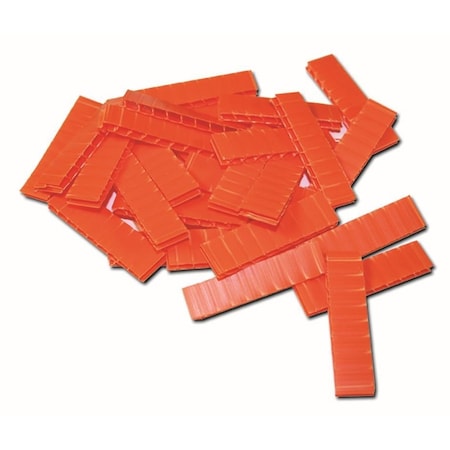 Diamond Joint Protectors - Plastic (Bag Of 50) 2" L X 1/2"W X 1/8" Thick Orange, 50PK 17145