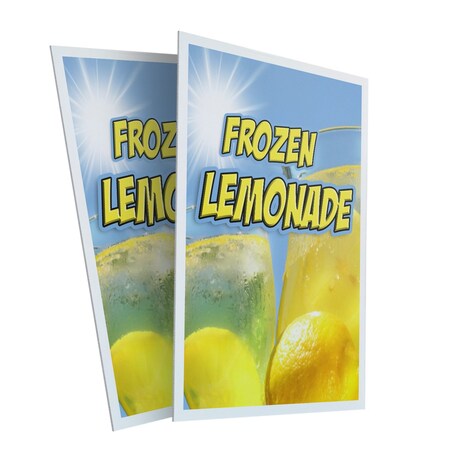 Signmission Frozen Lemonade, Plastic Signs Only 24 Inch x 36 Inch, Corrugated Plastic, 2PK CSB-2436-2PACK-Frozen Lemonade