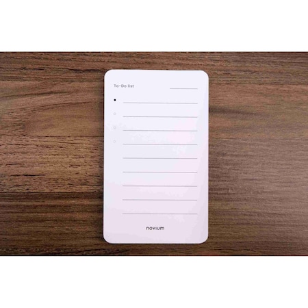 Novium To-Do List Productivity Cards, 60 Sheets, 60PK 805813