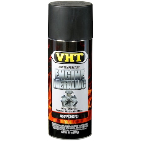 Vht Paint VHT Engine Metallic Heat Resistant To 650 Degrees Fahrenheit; Black Pearl; Aerosol Can SP405
