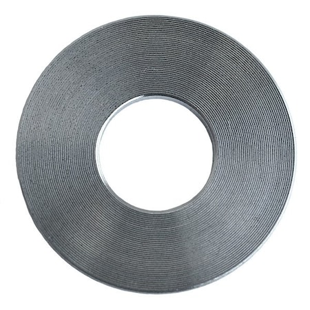 Zoro Select Flat Washer, For Screw Size 1/4 in , Titanium Plain Finish 0000888