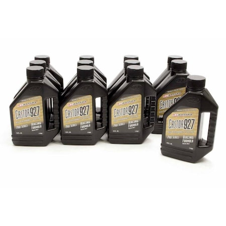 Maxima Racing Oils 23916 16 oz Castor 927 2-Cycle Motor Oil, 12PK MAX23916