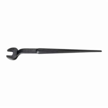 Klein Erection Open End Wrench, 1-7/16 in Wrench, 60 Deg Offset, 17-3/8 in L, Forged Alloy Steel 3213