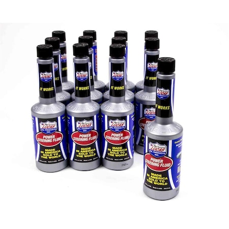 Lucas Oil 10823 12.00 oz Power Steering Fluid - Set of 12 LUC10823-12