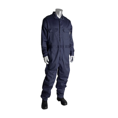 Pip AR/FR Dual Certified Coverall with Zipper Closure, 9.2 Cal/cm2 385-FRSC-KH/M