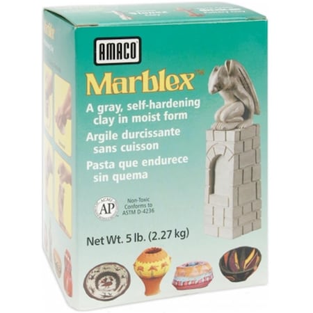 Amaco Marblex Self-Hardening Clay 5 Pounds AM379508