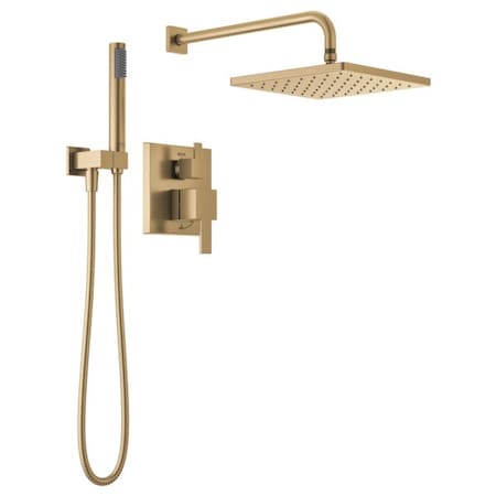 Delta Modern: Monitor 14 Series Shower with Raincan, Hand Shower & Rough Valve 342701-CZ