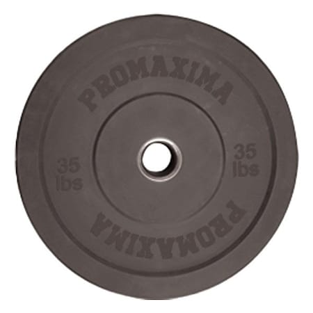 Promaxima Black Bumper Plate, 35lb BUMHI-35