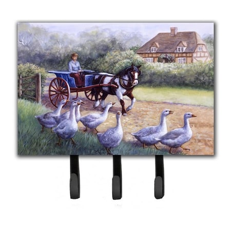 Carolines Treasures Geese Crossing Before the Horse Leash or Key Holder BDBA0351TH68
