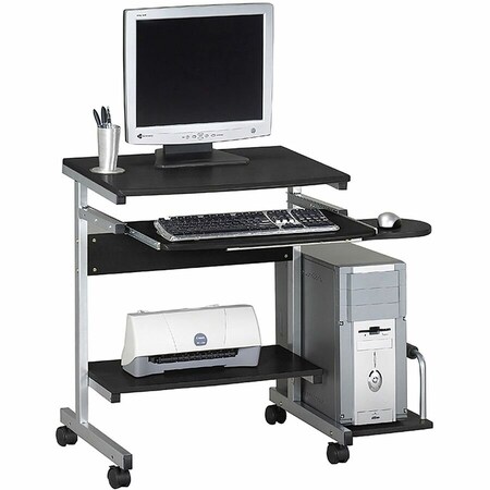 Mayline Portrait Computer Workstation, Gray Base 946ANT