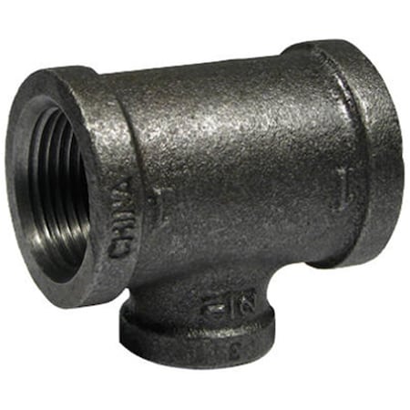 Pannext Fittings B-RT21005 1 x 0.5 in. Black Reducing Tee 452147