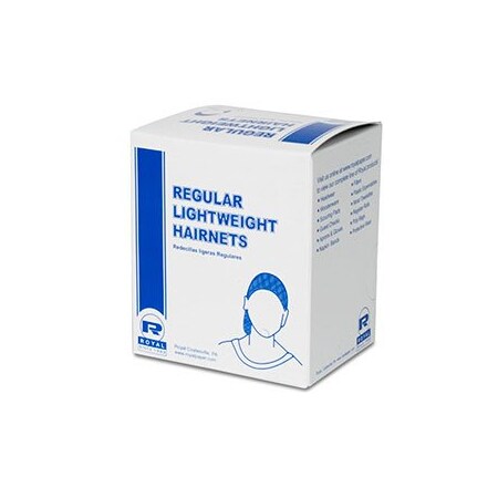 Amercareroyal Lightweight Latex Free Hairnet Light Brown 24" RPH144LTLB-BX