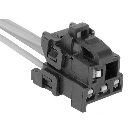 Acdelco CONNECTOR RLY-F/PMP (W/LEADS) BLACK, Fuel Pump Relay Connector, PT306