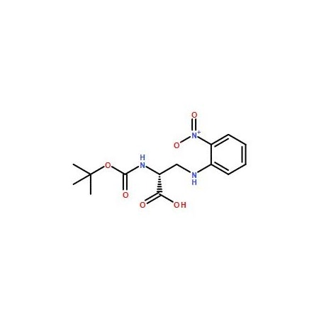 Ak Scientific (R)-2-((tert-Butoxycarbonyl)amino)-3-((2-nitrophenyl)amino)propanoic acid (100mg), CAS 209223-32-5 9793AL-100mg