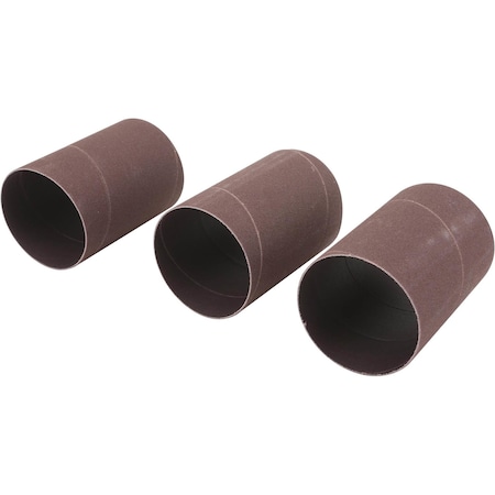 Grizzly 3" Dia. x 4-1/2" A/O Hard Sanding Sleeve, 150 Grit, 3PK H5459