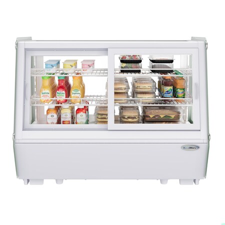 Koolmore 35 in. Self-Service Countertop Display Refrigerator in White CDC-165-WH