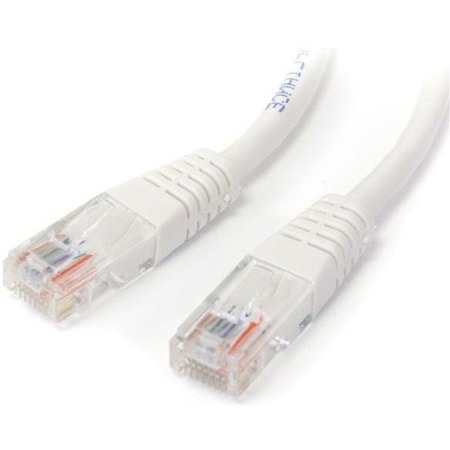 Startech.Com 25 FT WHITE MOLDED CAT5E UTP PATCH CABLE M45PATCH25WH